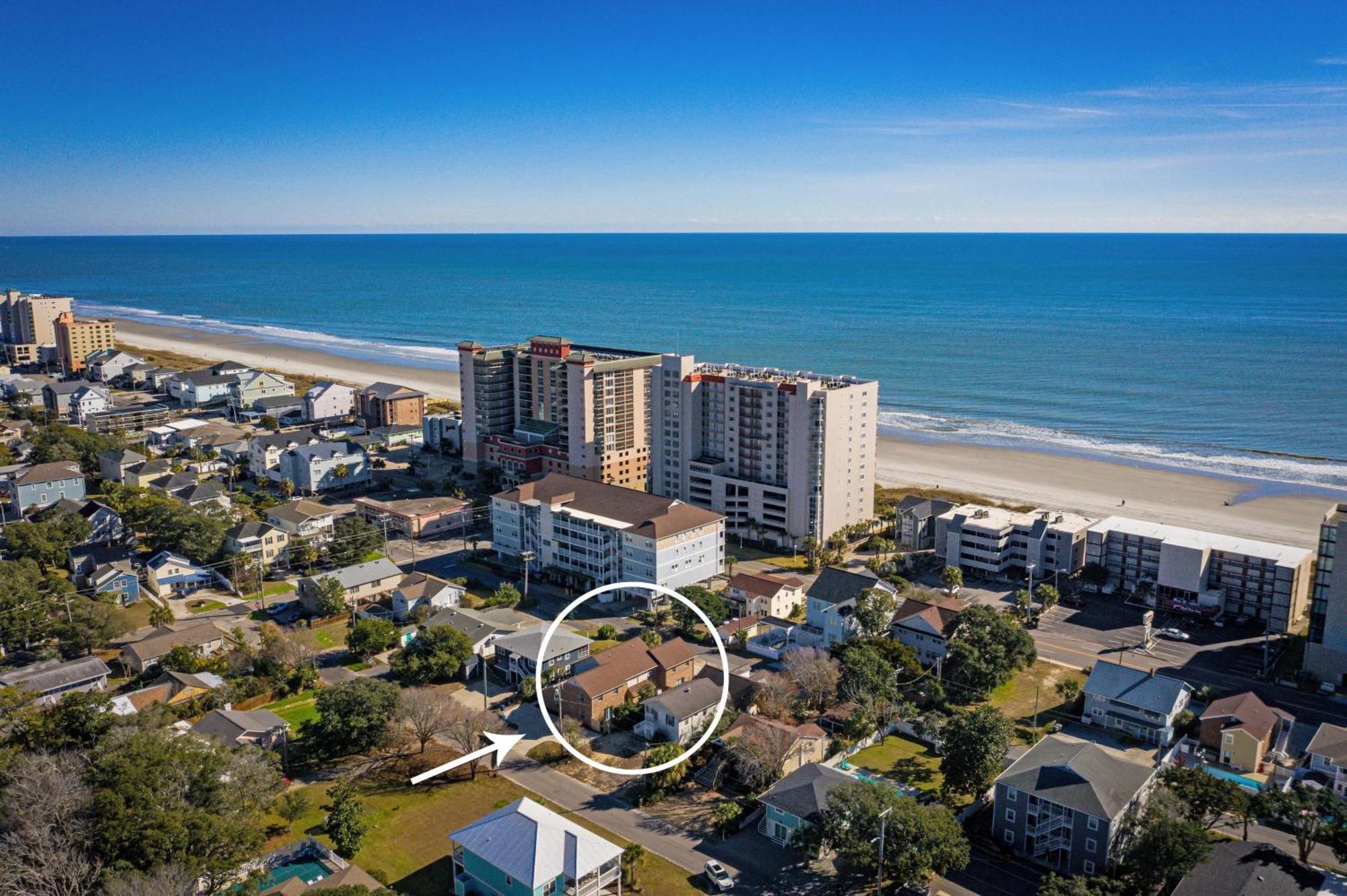Вилла 1408 Perrin Dr, Unit D - Ocean Walk Sleeps 8 Миртл-Бич Экстерьер фото